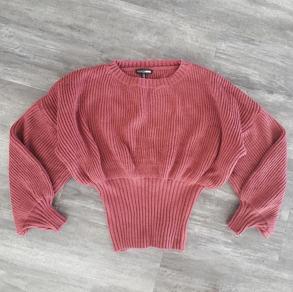 Marsala | FASHION NOVA | Talk Is Cheap Sweater - Picture 1 of 3